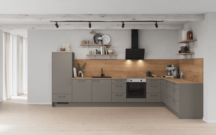 möbelnavi L-Küche 396,6 cm x 246,8 mit E-Geräten Planung 1 0
