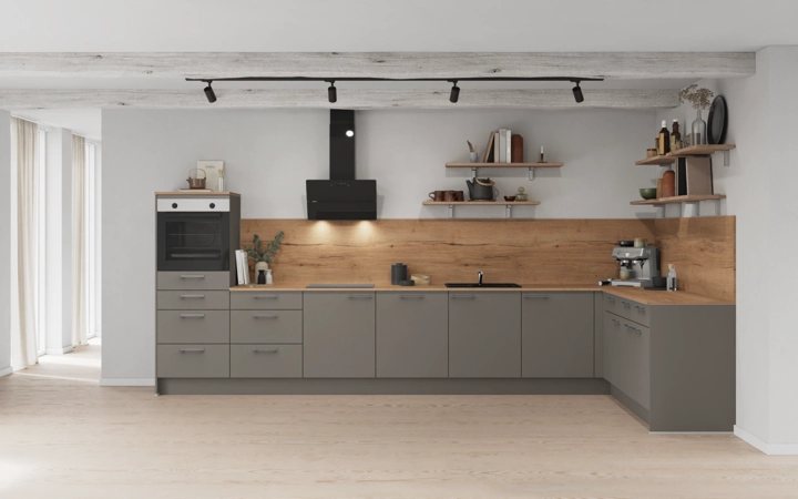 möbelnavi L-Küche 426,6 cm x 220 mit E-Geräte Planung 1 0