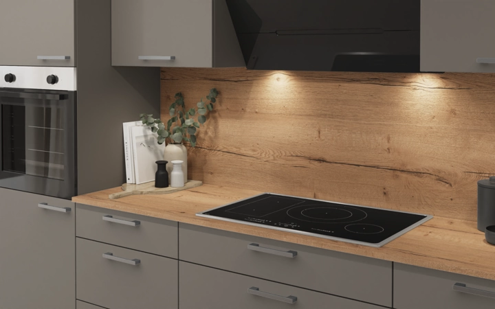 möbelnavi L-Küche 426,6 x 276,8 cm mit E-Geräten Planung 1 2