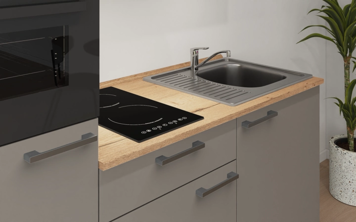 möbelnavi Küchen-Zeile 180 cm mit E-Geräten Planung 1 3