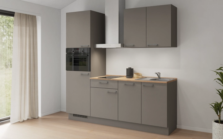 möbelnavi Küchen-Zeile 210 cm mit E-Geräten Planung 1 1