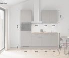 möbelnavi Küchen-Zeile 210 cm mit E-Geräten Planung 1 5