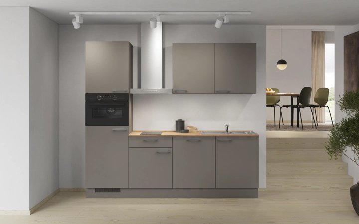 möbelnavi Küchen-Zeile 240 cm mit E-Geräten Planung 1 0