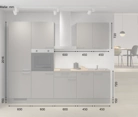 möbelnavi Küchen-Zeile 270 cm mit E-Geräten Planung 1 5