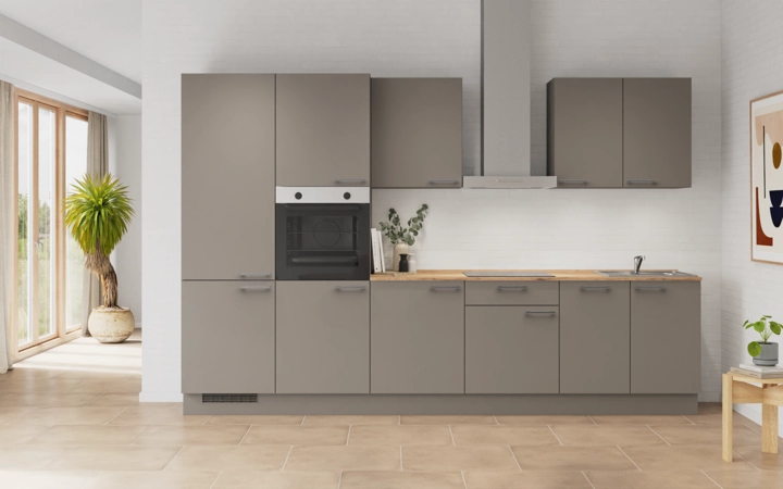 möbelnavi Küchen-Zeile 330 cm mit E-Geräten Planung 1 0