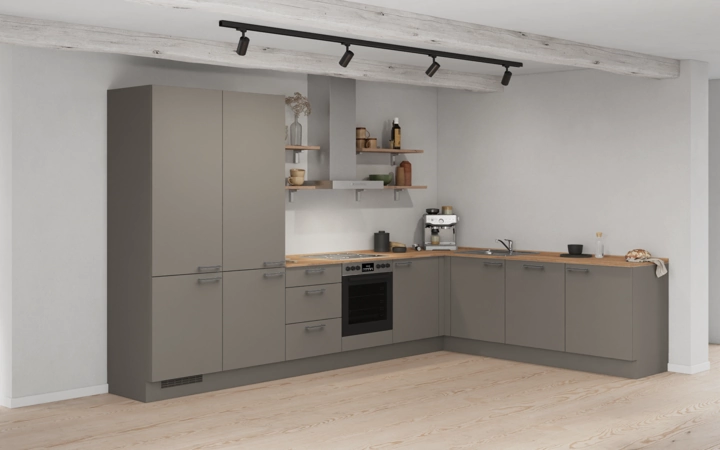 möbelnavi L-Küche 366,6 cm x 246,6 mit E-Geräten Planung 10 1