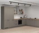möbelnavi L-Küche 366,6 cm x 246,6 mit E-Geräten Planung 10 1