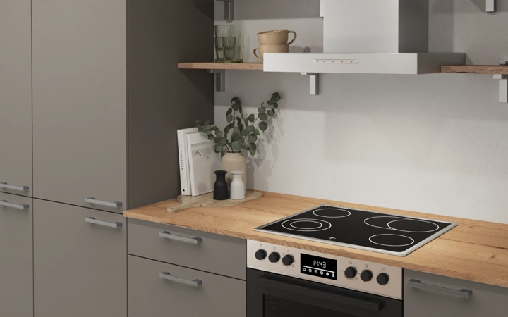 möbelnavi L-Küche 366,6 cm x 246,6 mit E-Geräten Planung 10 2