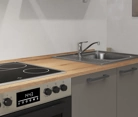 möbelnavi Küchen-Zeile 240 cm mit E-Geräten Planung 10 3