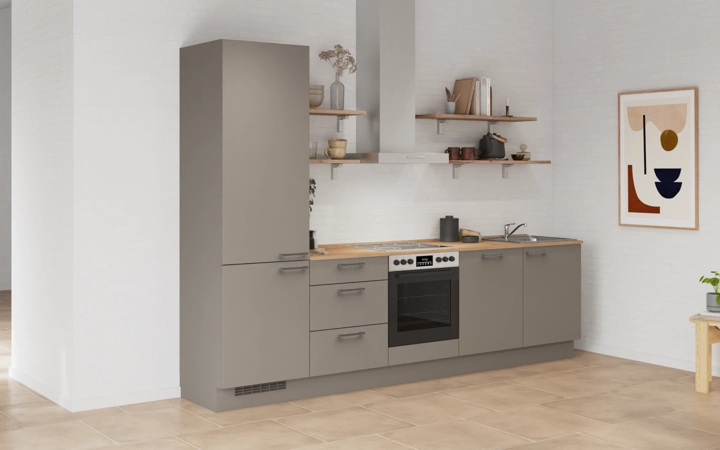 möbelnavi Küchen-Zeile 300 cm mit E-Geräten Planung 10 1