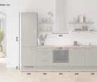 möbelnavi Küchen-Zeile 300 cm mit E-Geräten Planung 10 5