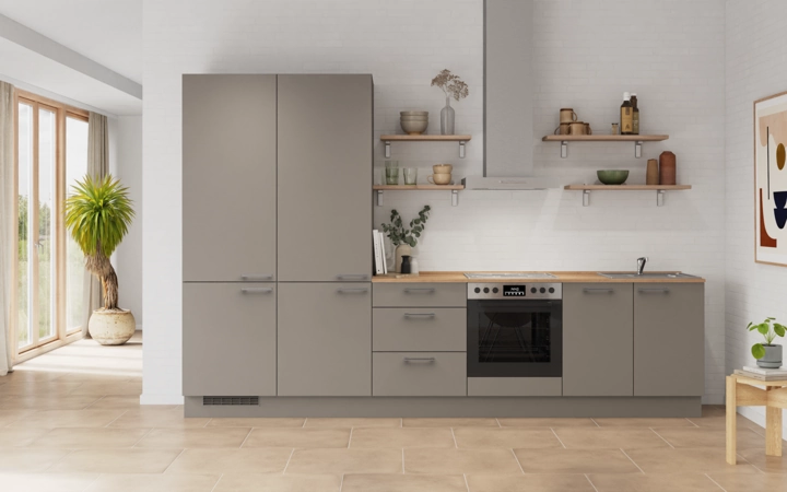 möbelnavi Küchen-Zeile 330 cm mit E-Geräten Planung 10 0