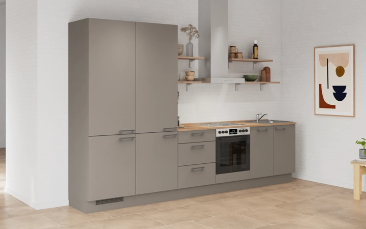 möbelnavi Küchen-Zeile 330 cm mit E-Geräten Planung 10 1