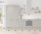 möbelnavi Küchen-Zeile 330 cm mit E-Geräten Planung 10 5
