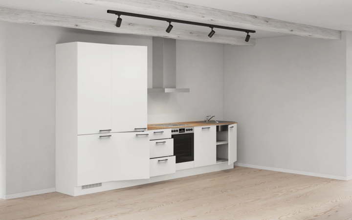 möbelnavi Küchen-Zeile 360 cm mit E-Geräten Planung 10 4