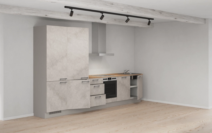 möbelnavi Küchen-Zeile 360 cm mit E-Geräten Planung 10 4