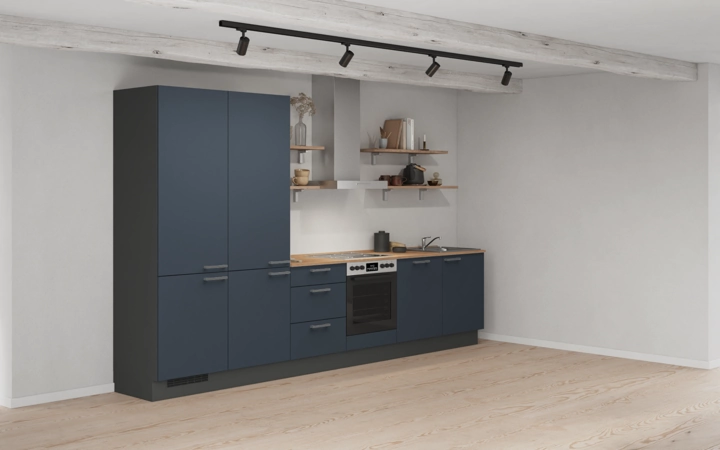 möbelnavi Küchen-Zeile 360 cm mit E-Geräten Planung 10 1