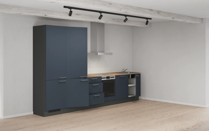 möbelnavi Küchen-Zeile 360 cm mit E-Geräten Planung 10 4