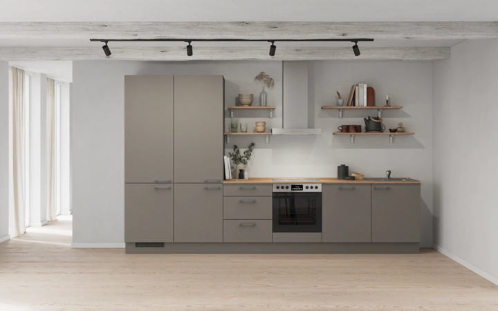 möbelnavi Küchen-Zeile 360 cm mit E-Geräten Planung 10 0