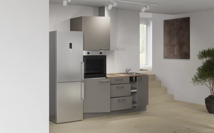 möbelnavi Küchen-Zeile 180 cm mit E-Geräten Planung 11 4