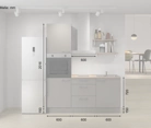 möbelnavi Küchen-Zeile 180 cm mit E-Geräten Planung 11 5
