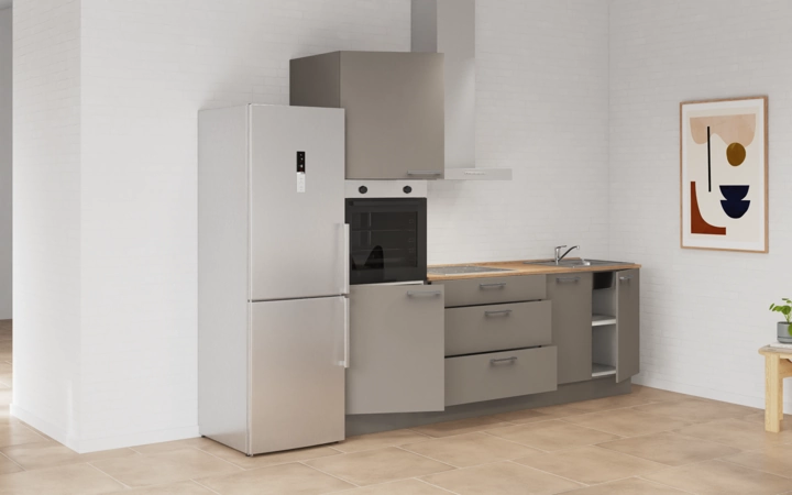 möbelnavi Küchen-Zeile 240 cm mit E-Geräten Planung 11 4