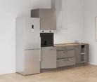 möbelnavi Küchen-Zeile 240 cm mit E-Geräten Planung 11 4