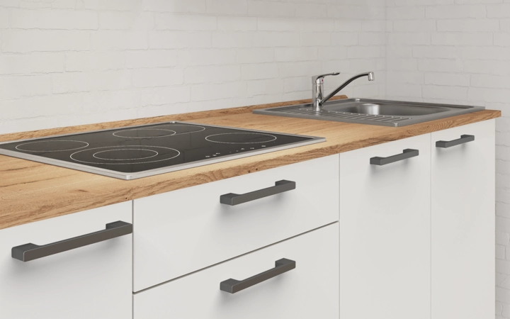 möbelnavi Küchen-Zeile 270 cm mit E-Geräten Planung 11 3