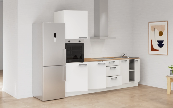 möbelnavi Küchen-Zeile 270 cm mit E-Geräten Planung 11 4