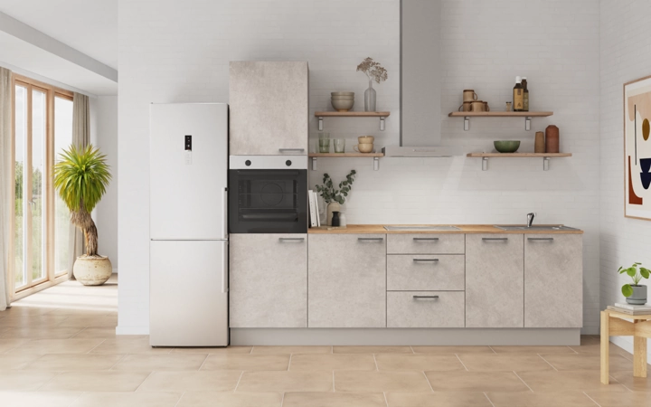 möbelnavi Küchen-Zeile 270 cm mit E-Geräten Planung 11 0