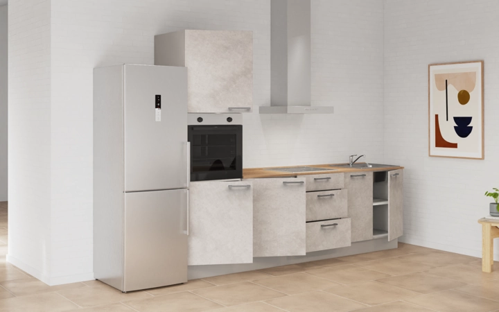 möbelnavi Küchen-Zeile 270 cm mit E-Geräten Planung 11 4