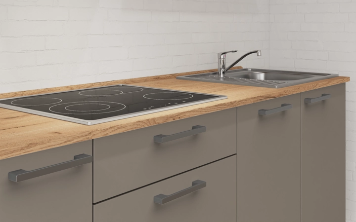 möbelnavi Küchen-Zeile 270 cm mit E-Geräten Planung 11 3