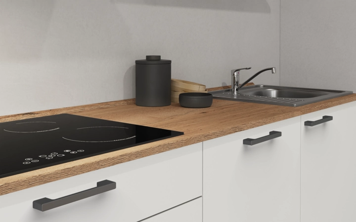 möbelnavi Küchen-Zeile 360 cm mit E-Geräten Planung 11 3