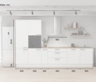 möbelnavi Küchen-Zeile 360 cm mit E-Geräten Planung 11 5