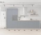 möbelnavi Küchen-Zeile 360 cm mit E-Geräten Planung 11 5