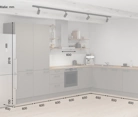 möbelnavi L-Küche 366,6 cm x 246,6 mit E-Geräten Planung 12 5