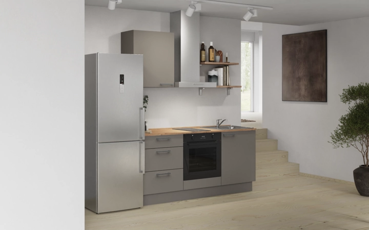 möbelnavi Küchen-Zeile 180 cm mit E-Geräten Planung 12 1