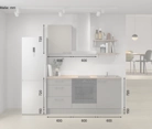 möbelnavi Küchen-Zeile 180 cm mit E-Geräten Planung 12 5