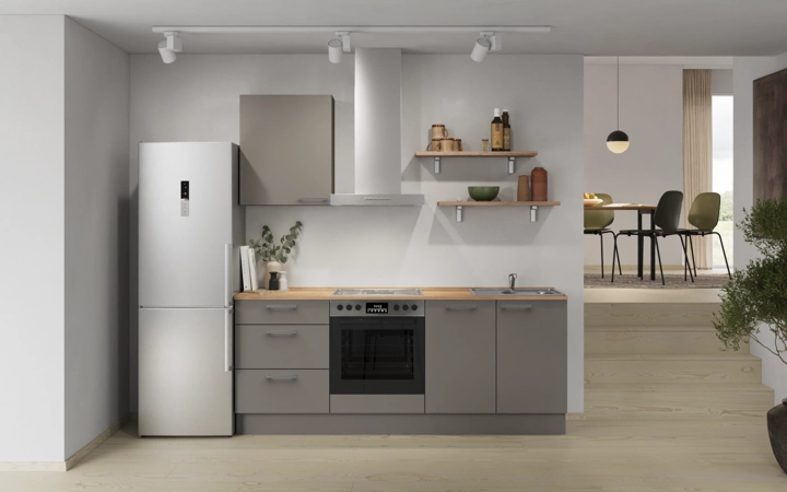 möbelnavi Küchen-Zeile 210 cm mit E-Geräten Planung 12 0