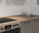 möbelnavi Küchen-Zeile 210 cm mit E-Geräten Planung 12 3