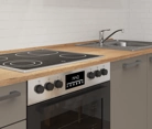 möbelnavi Küchen-Zeile 240 cm mit E-Geräten Planung 12 3