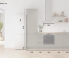 möbelnavi Küchen-Zeile 240 cm mit E-Geräten Planung 12 5