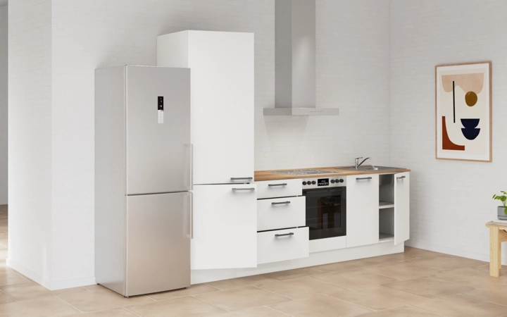 möbelnavi Küchen-Zeile 270 cm mit E-Geräten Planung 12 4