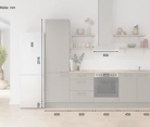 möbelnavi Küchen-Zeile 270 cm mit E-Geräten Planung 12 5