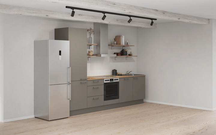 möbelnavi Küchen-Zeile 300 cm mit E-Geräten Planung 12 1