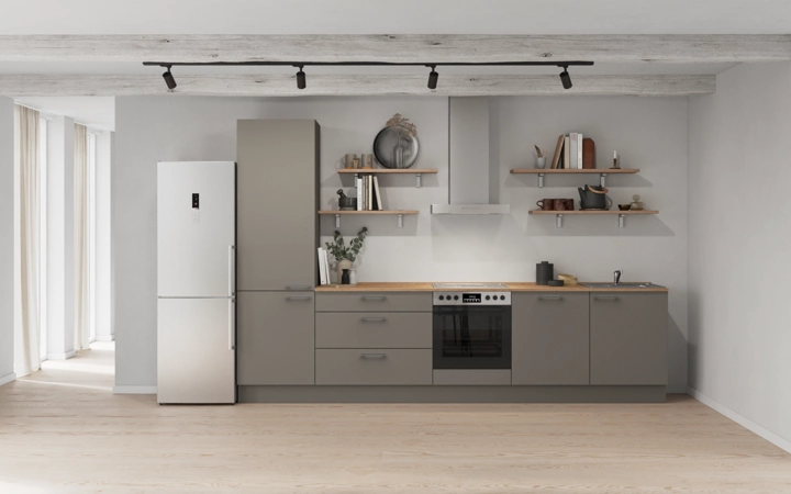 möbelnavi Küchen-Zeile 330 cm mit E-Geräten Planung 12 0