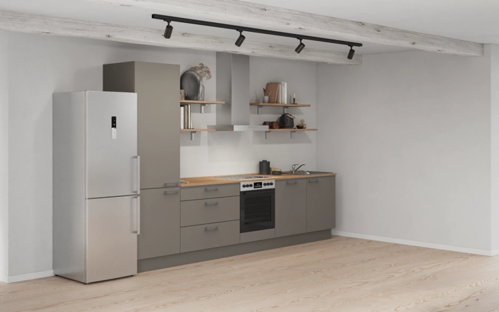 möbelnavi Küchen-Zeile 330 cm mit E-Geräten Planung 12 1
