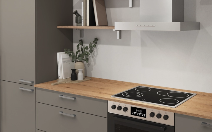 möbelnavi Küchen-Zeile 330 cm mit E-Geräten Planung 12 2