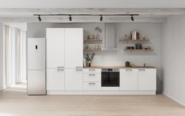 möbelnavi Küchen-Zeile 360 cm mit E-Geräten Planung 12 0