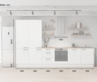 möbelnavi Küchen-Zeile 360 cm mit E-Geräten Planung 12 5